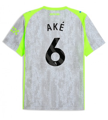Manchester City Nathan Ake #6 Tredjetrøje 2025-26 Kortærmet